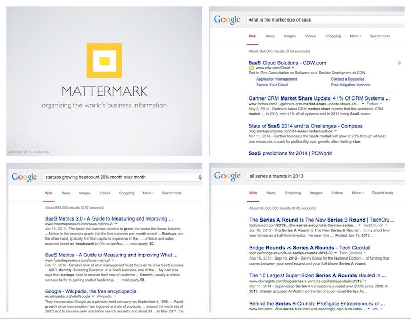 Mattermark Startup - Best Pitch Deck Examples