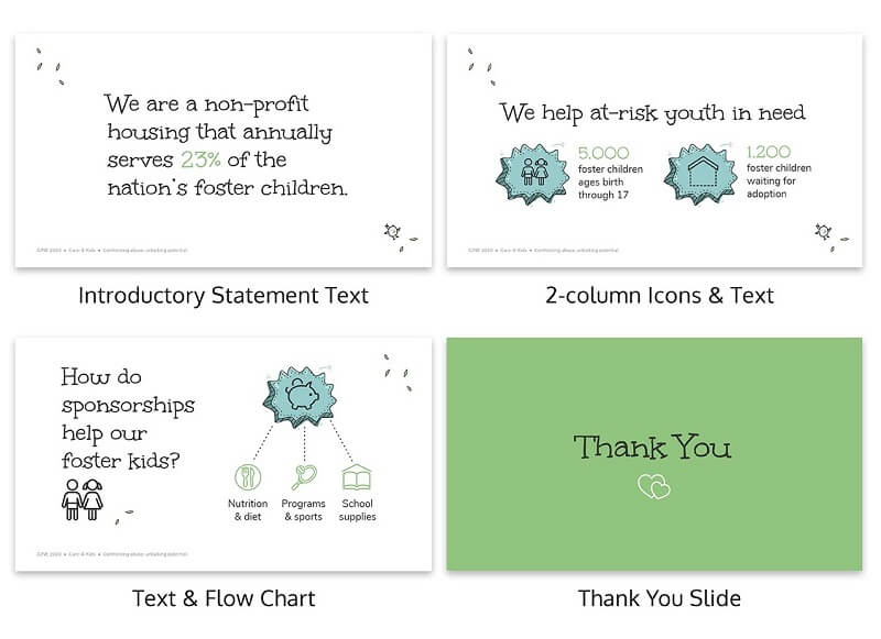 Nonprofit Pitch Deck Template