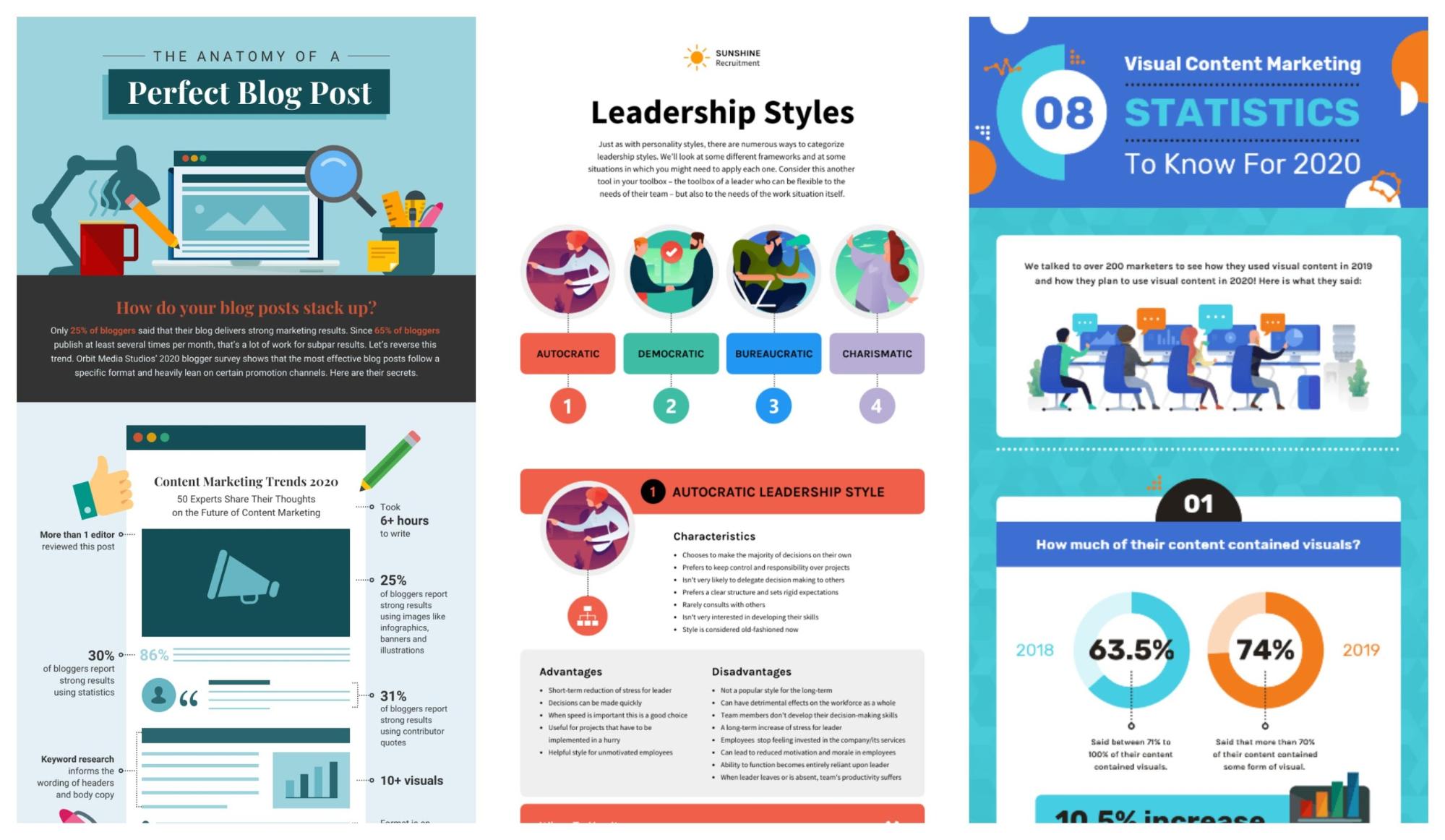 Venngage vs Visme Venngage Infographic Headers