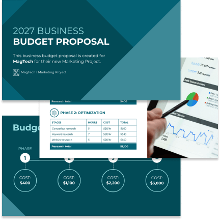 Budget proposal template