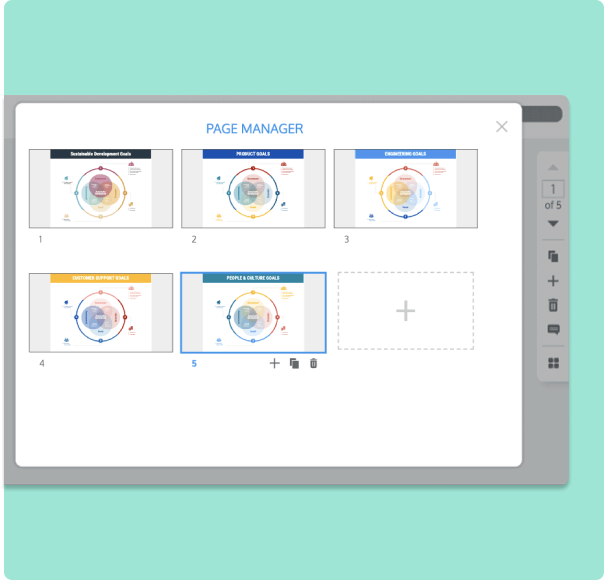 Compare multiple topics on the same Venn diagram