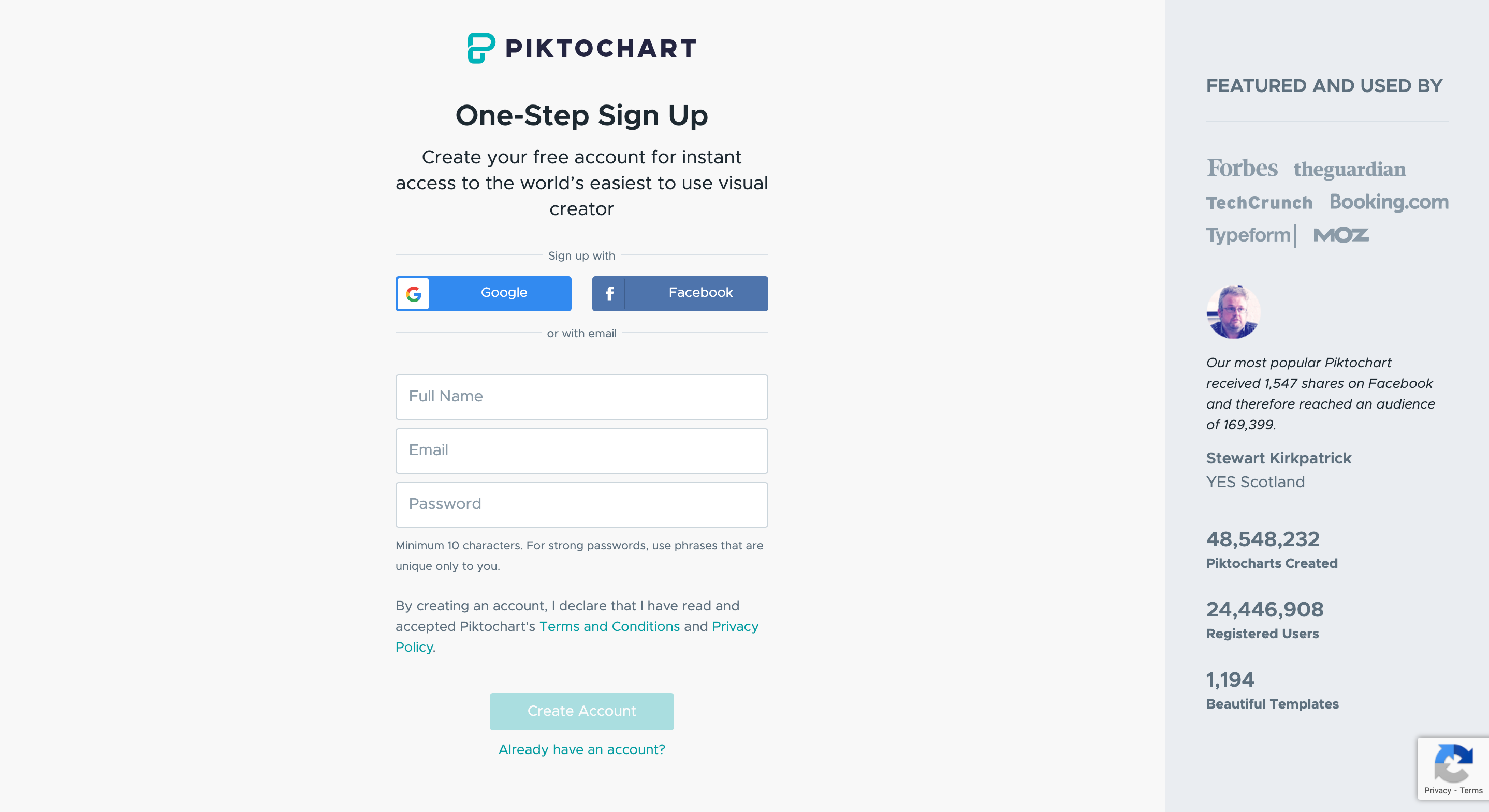 Piktochart vs Venngage Piktochart Sign Up