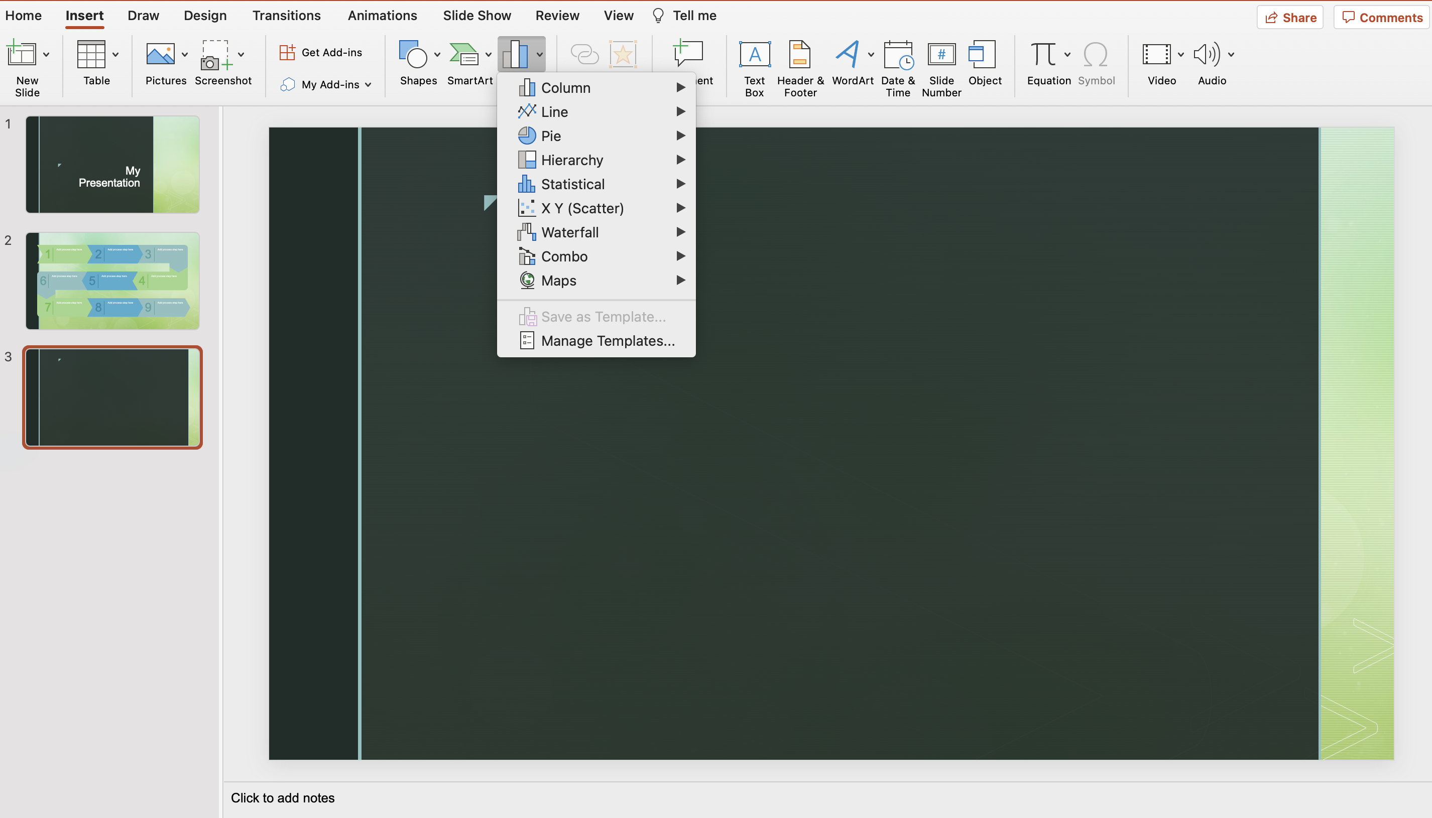 PowerPoint vs Venngage PowerPoint Charts