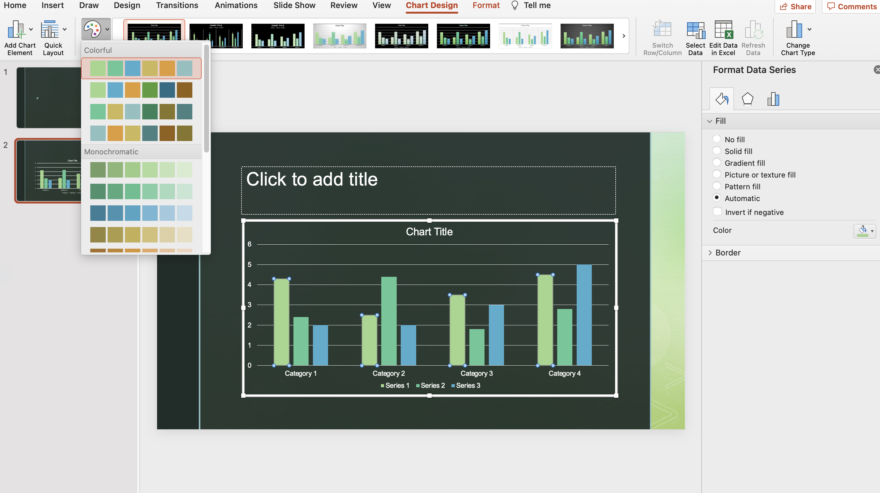 PowerPoint vs Venngage PowerPoint Colors