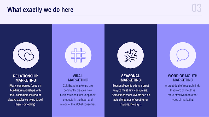 Purple Startup Pitch Deck Template