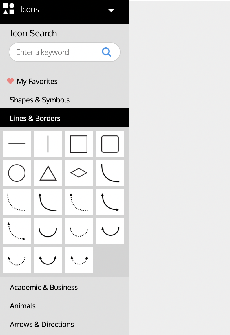 Piktochart vs Venngage Venngage Icons Menu