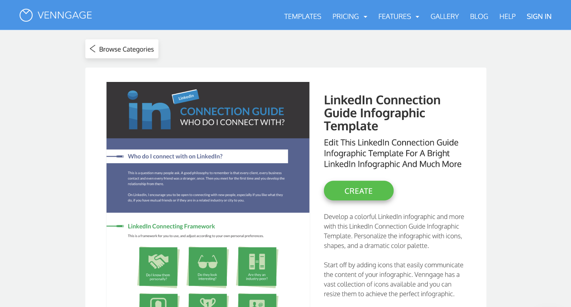 Venngage vs Visme Venngage Preview Template LinkedIn